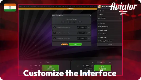 Flexible Game Interface Customization in Aviator Crash Game