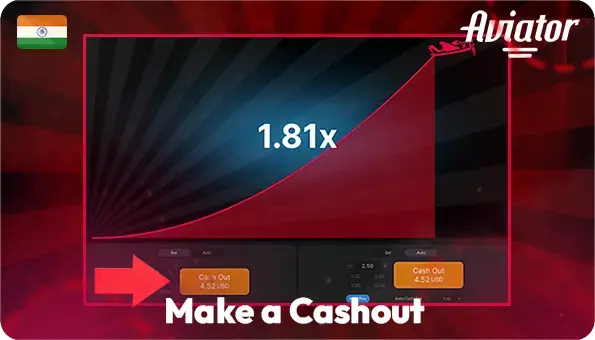 Instructions on Where to Click to Make the Cash out in the Aviator Game Online